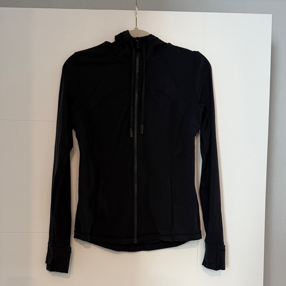 Lululemon define athletica Black Full-Zip Hooded Active Jacket